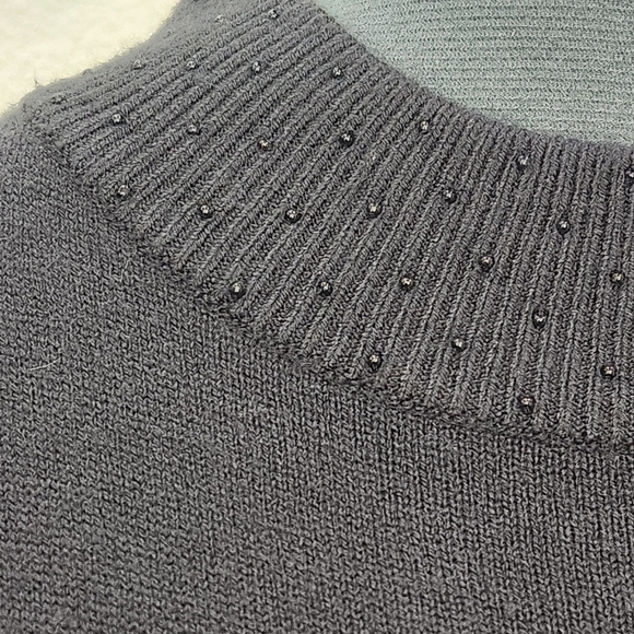 VINTAGE GRAFF Australian Knit Acrylic Sweater,Black, US Women's Small - Picture 6 of 9